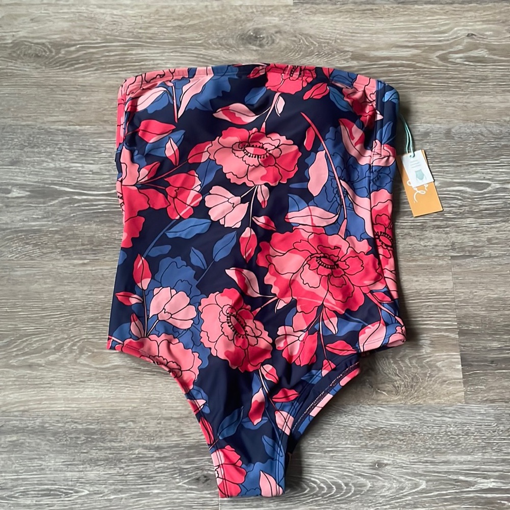 Kona Sol Bathing Suit One Piece NWT